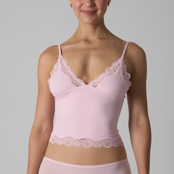 女士蕾丝内衣V字领背心上衣SK1268